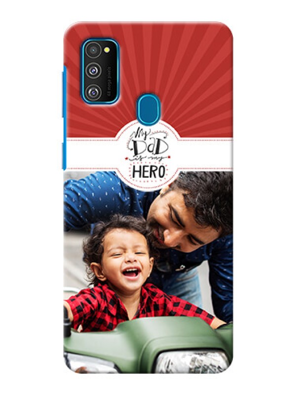 Custom Galaxy M30s custom mobile phone cases: My Dad Hero Design