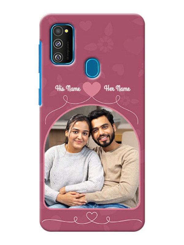Custom Galaxy M30s mobile phone covers: Love Floral Design