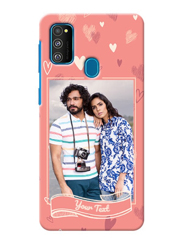 Custom Galaxy M30s custom mobile phone cases: love doodle art Design