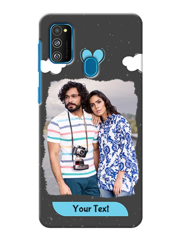 Custom Galaxy M30s Mobile Back Covers: splashes with love doodles Design