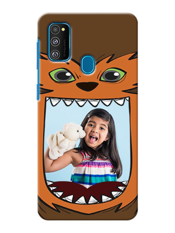 Custom Galaxy M30s Phone Covers: Owl Monster Back Case Design