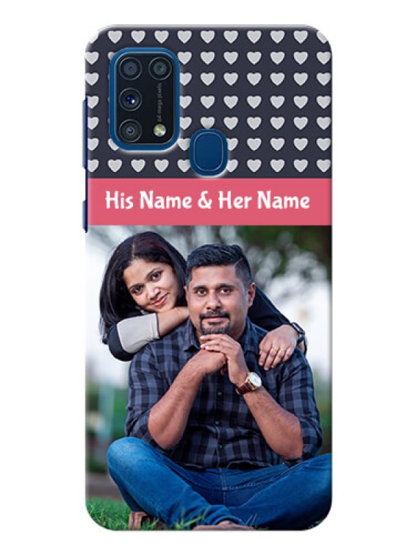 Custom Galaxy M31 Prime Edition Custom Mobile Case with Love Symbols Design