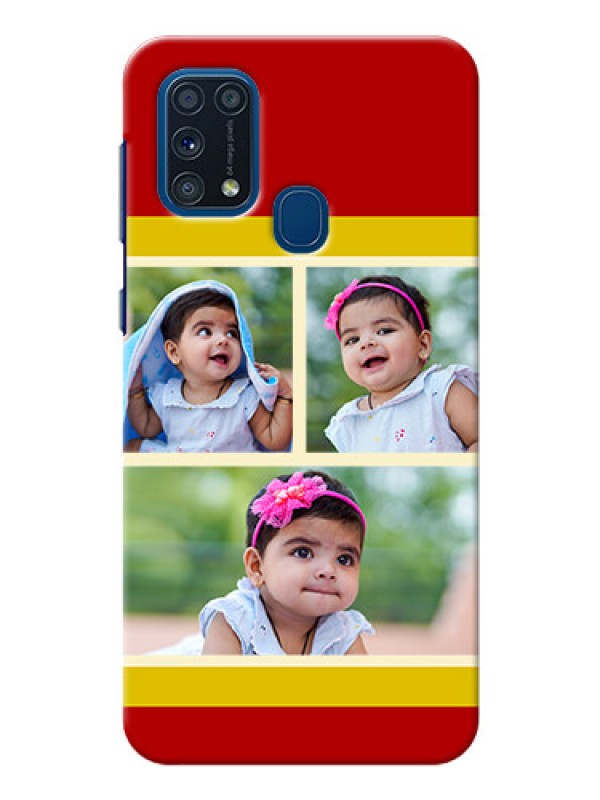 Custom Galaxy M31 Prime Edition mobile phone cases: Multiple Pic Upload Design