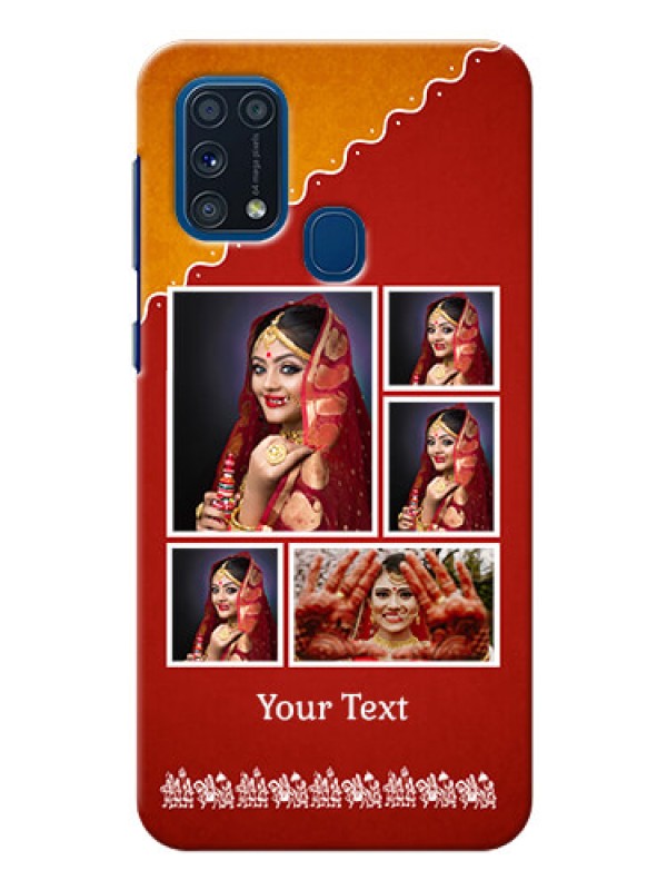 Custom Galaxy M31 Prime Edition customized phone cases: Wedding Pic Upload Design