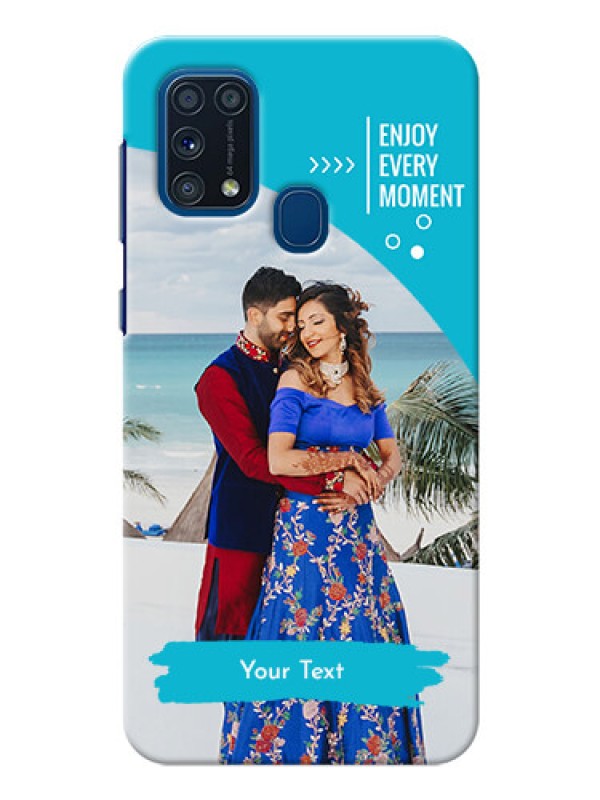 Custom Galaxy M31 Prime Edition Personalized Phone Covers: Happy Moment Design