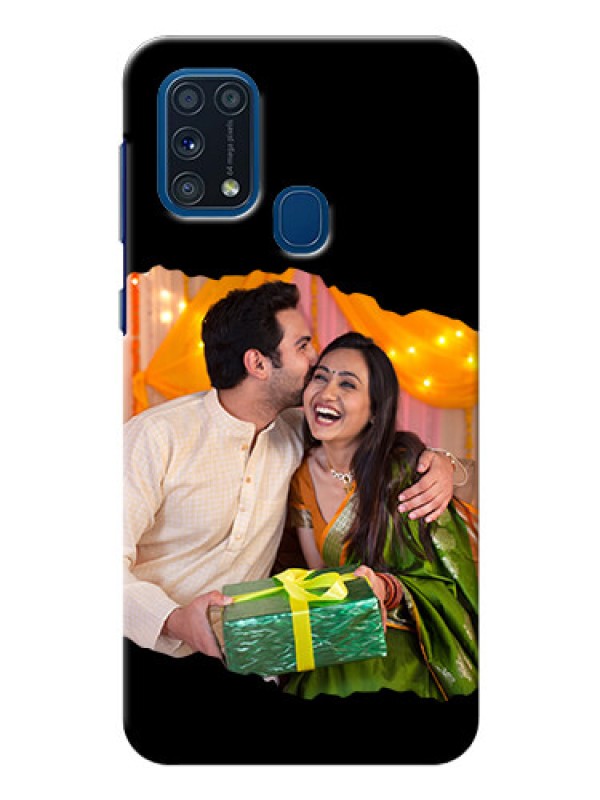 Custom Galaxy M31 Prime Edition Custom Phone Covers: Tear-off Design