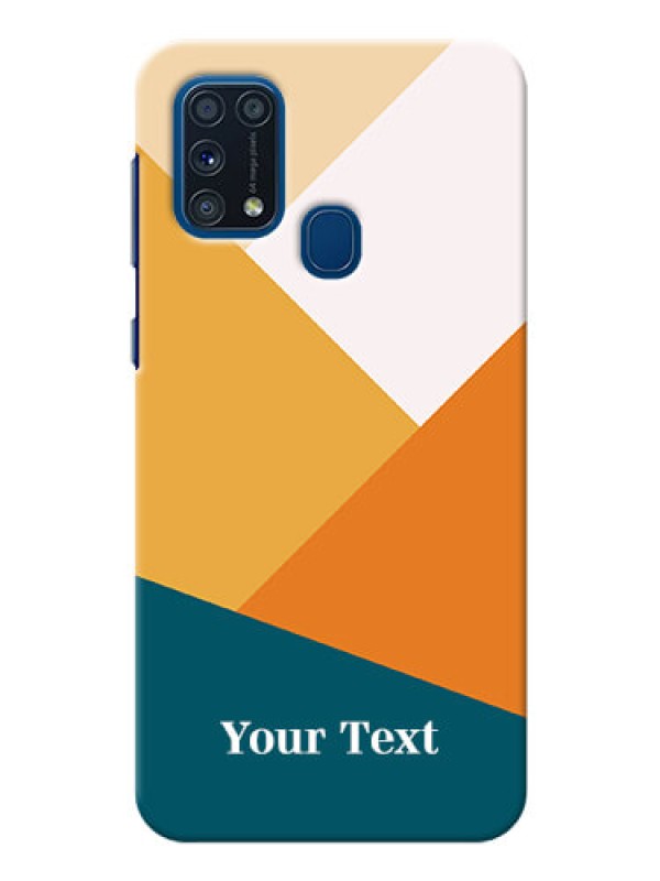 Custom Galaxy M31 Prime Edition Custom Phone Cases: Stacked Multi-colour Design
