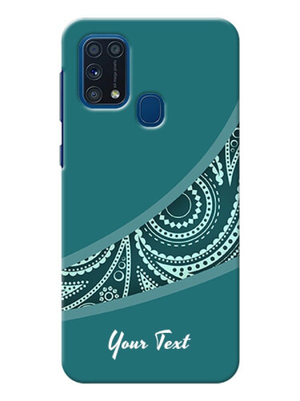 Custom Galaxy M31 Prime Edition Custom Phone Covers: semi visible floral Design
