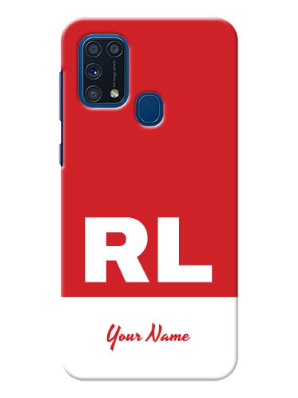 Custom Galaxy M31 Prime Edition Custom Phone Cases: dual tone custom text Design