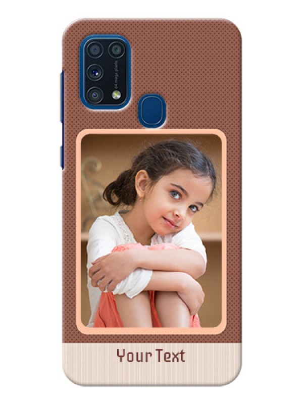Custom Galaxy M31 Phone Covers: Simple Pic Upload Design