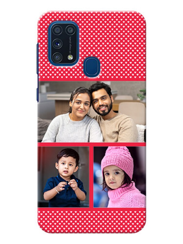 Custom Galaxy M31 mobile back covers online: Bulk Pic Upload Design