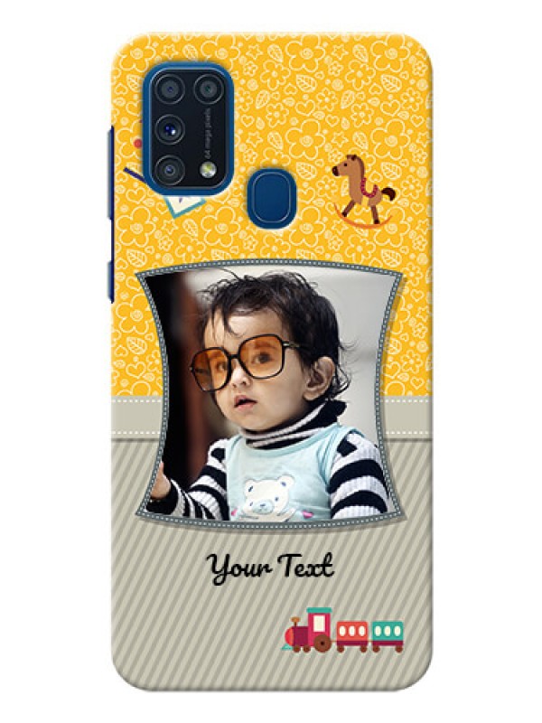 Custom Galaxy M31 Mobile Cases Online: Baby Picture Upload Design