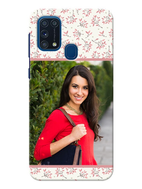 Custom Galaxy M31 Back Covers: Premium Floral Design