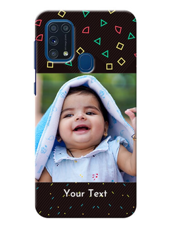 Custom Galaxy M31 custom mobile cases with confetti birthday design