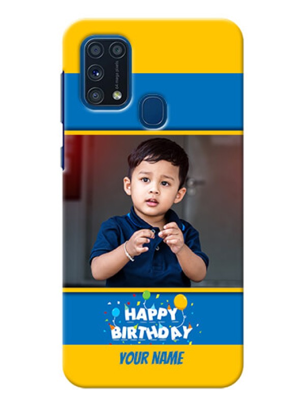Custom Galaxy M31 Mobile Back Covers Online: Birthday Wishes Design