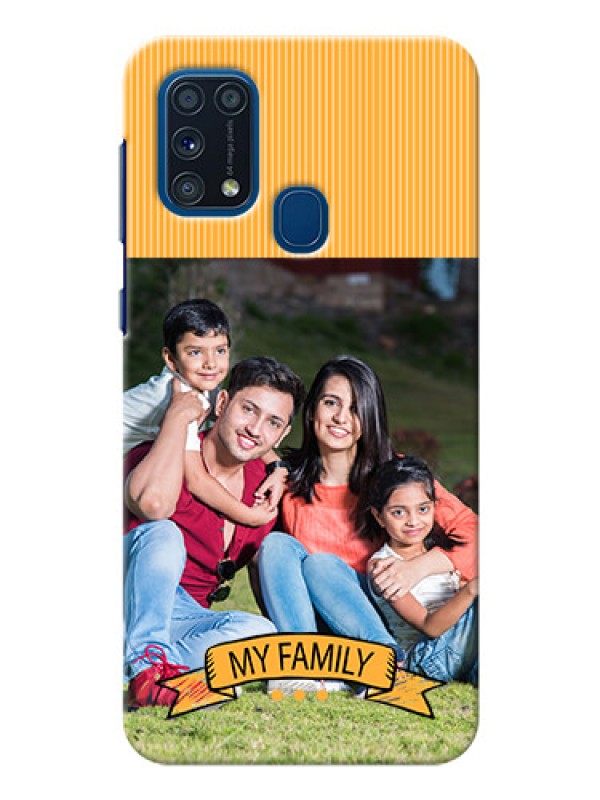 Custom Galaxy M31 Personalized Mobile Cases: My Family Design