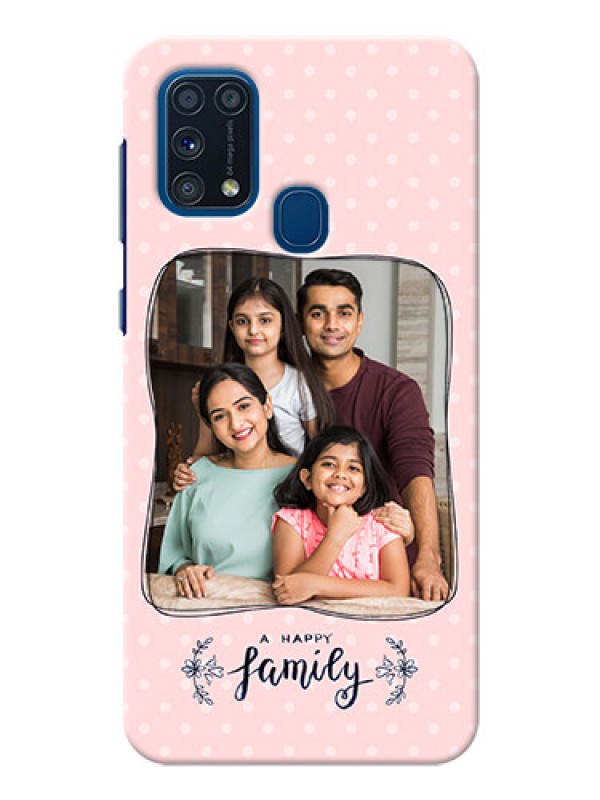 Custom Galaxy M31 Personalized Phone Cases: Family with Dots Design