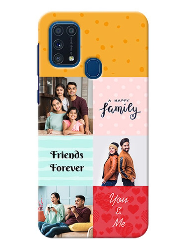 Custom Galaxy M31 Customized Phone Cases: Images with Quotes Design