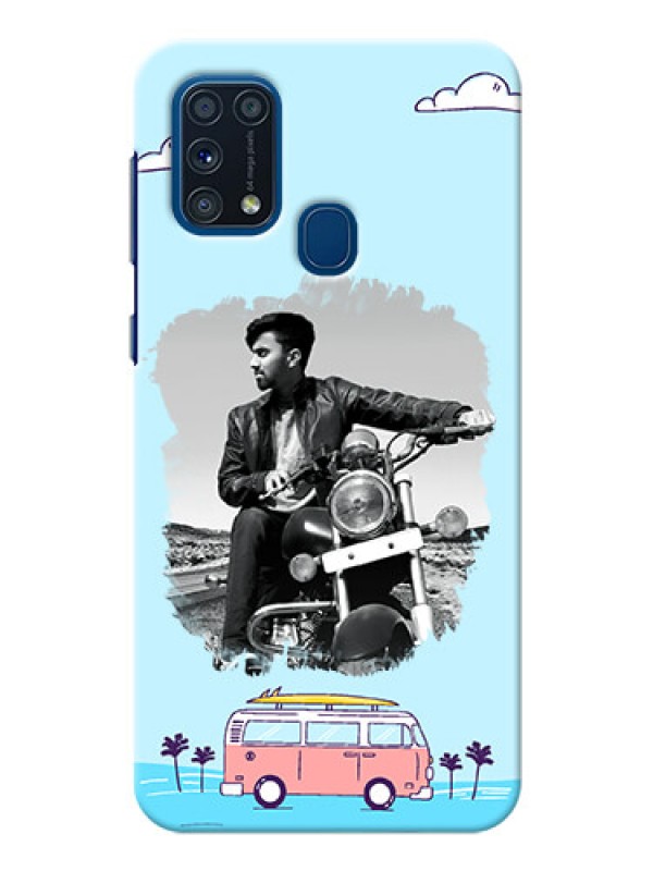 Custom Galaxy M31 Mobile Covers Online: Travel & Adventure Design