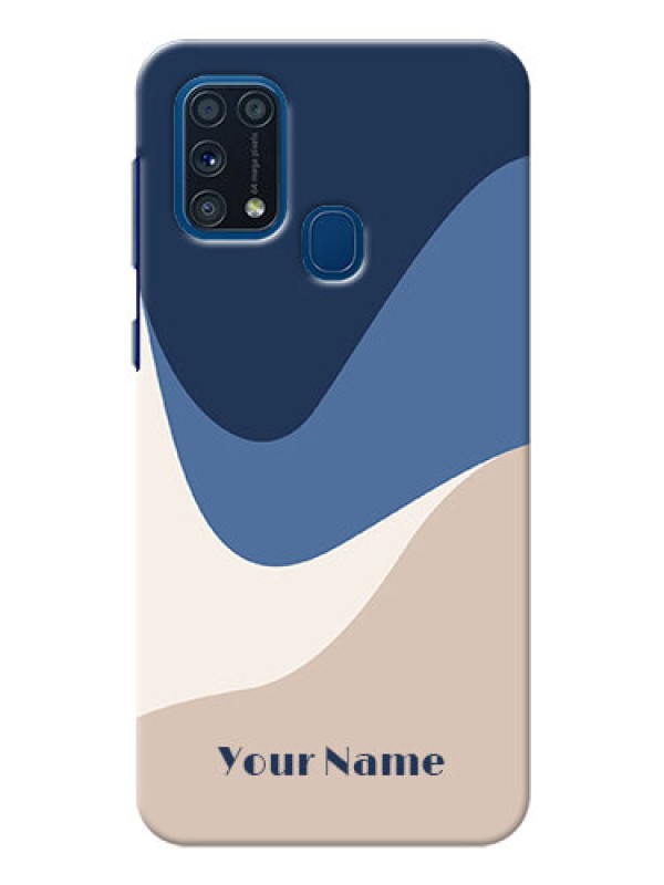 Custom Galaxy M31 Back Covers: Abstract Drip Art Design