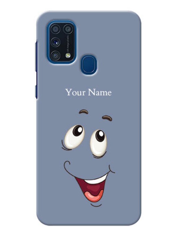 Custom Galaxy M31 Phone Back Covers: Laughing Cartoon Face Design