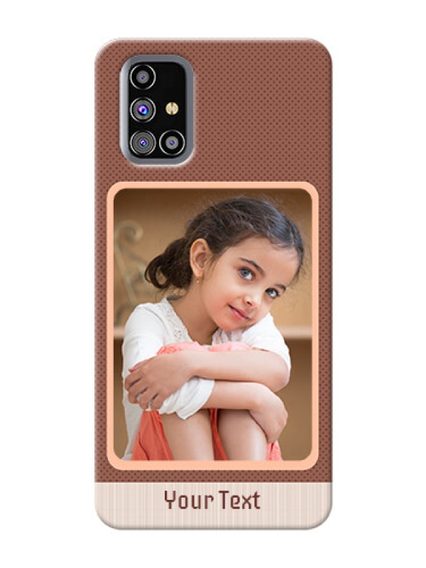 Custom Galaxy M31s Phone Covers: Simple Pic Upload Design