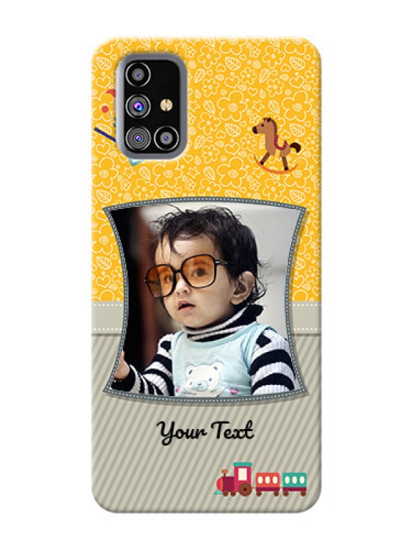 Custom Galaxy M31s Mobile Cases Online: Baby Picture Upload Design