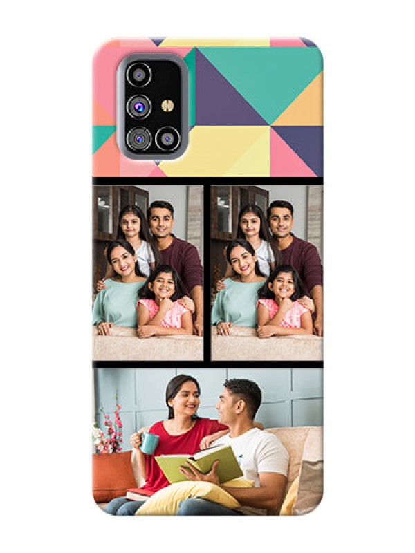Custom Galaxy M31s personalised phone covers: Bulk Pic Upload Design