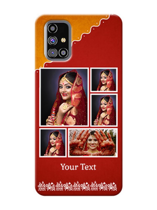 Custom Galaxy M31s customized phone cases: Wedding Pic Upload Design