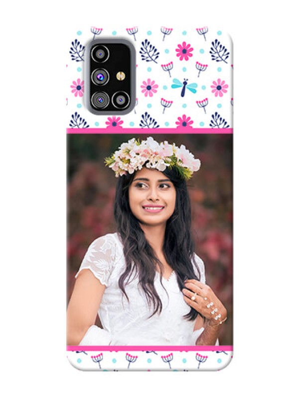 Custom Galaxy M31s Mobile Covers: Colorful Flower Design