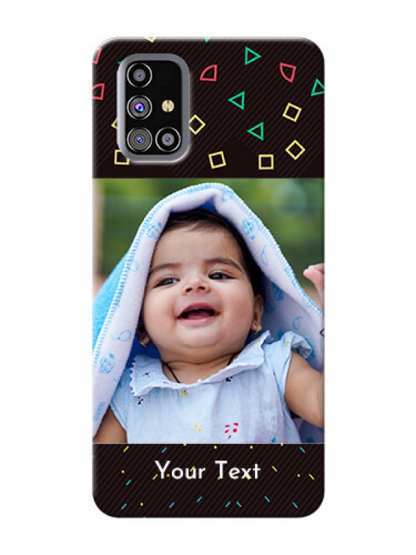 Custom Galaxy M31s custom mobile cases with confetti birthday design