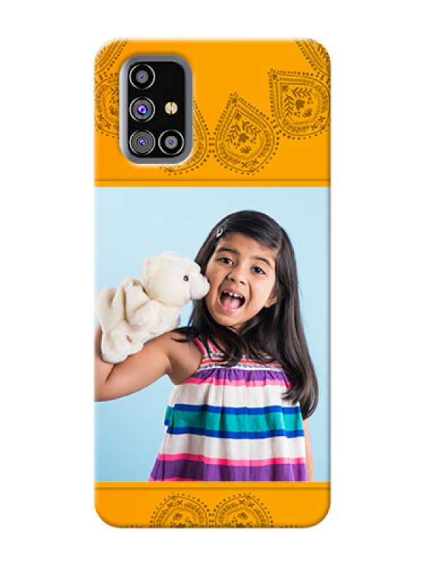 Custom Galaxy M31s custom mobile back covers: Photo Wedding Design 