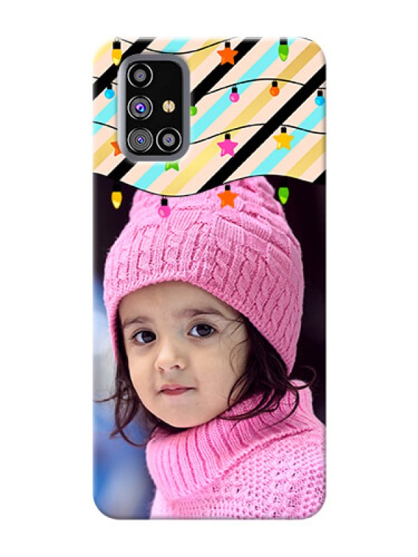 Custom Galaxy M31s Personalized Mobile Covers: Lights Hanging Design