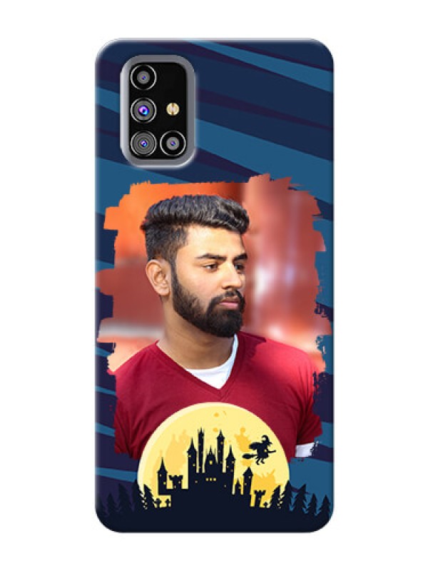 Custom Galaxy M31s Back Covers: Halloween Witch Design 