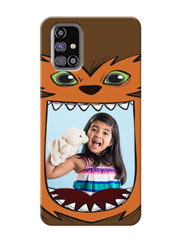 Custom Galaxy M31s Phone Covers: Owl Monster Back Case Design