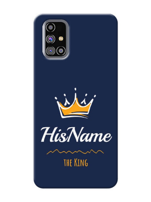 Custom Galaxy M31s King Phone Case with Name