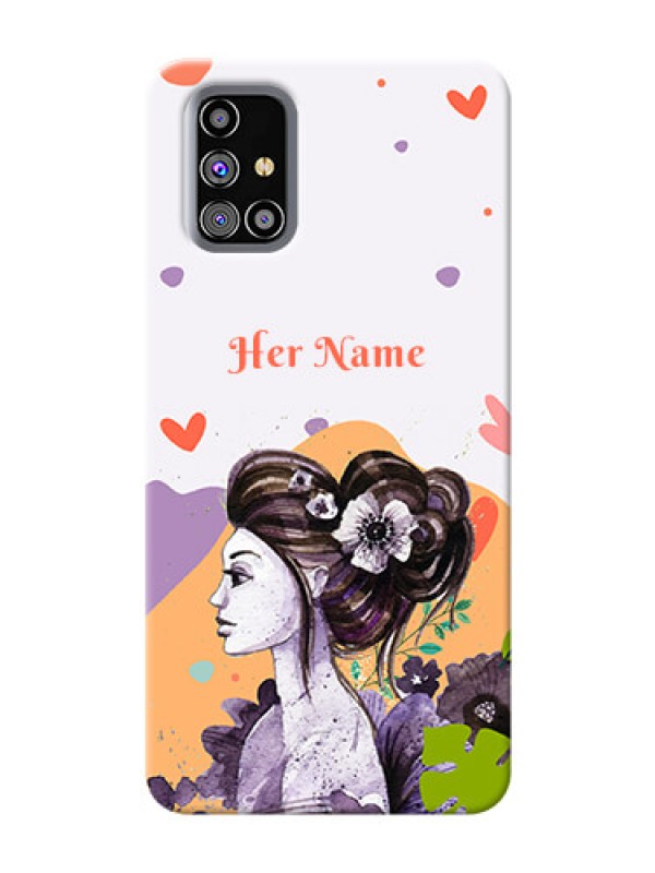 Custom Galaxy M31S Custom Mobile Case with Woman And Nature Design