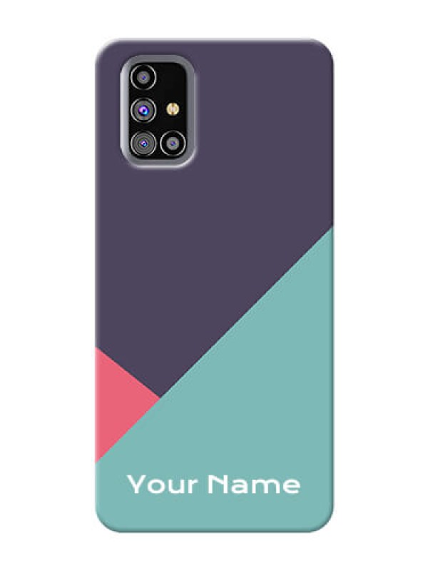 Custom Galaxy M31S Custom Phone Cases: Tri  Color abstract Design