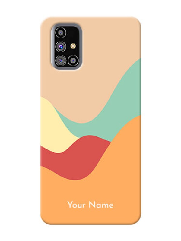 Custom Galaxy M31S Custom Mobile Case with Ocean Waves Multi-colour Design