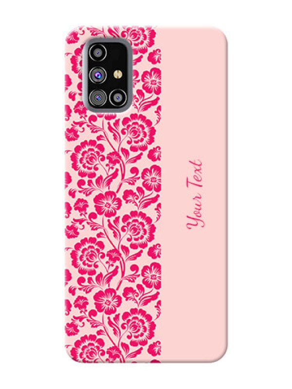 Custom Galaxy M31S Phone Back Covers: Attractive Floral Pattern Design