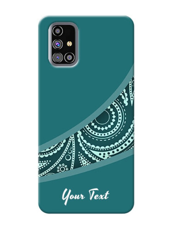 Custom Galaxy M31S Custom Phone Covers: semi visible floral Design