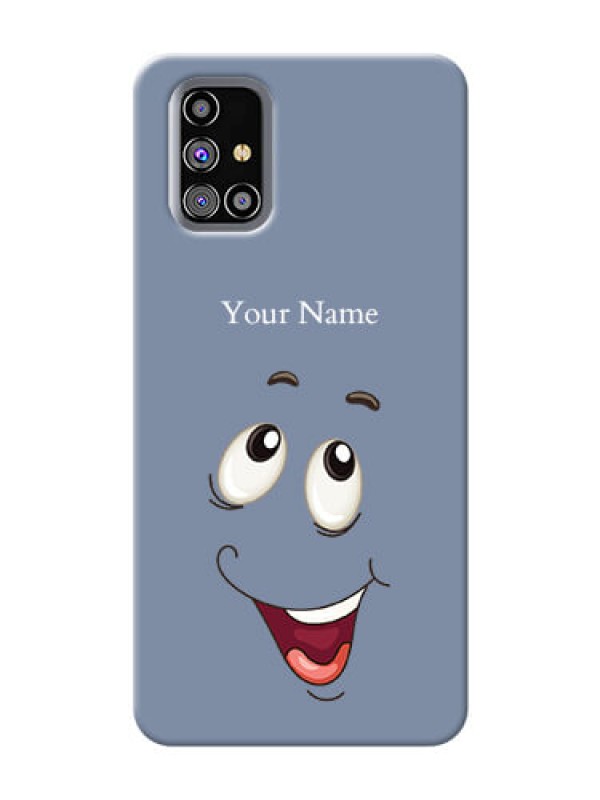 Custom Galaxy M31S Phone Back Covers: Laughing Cartoon Face Design