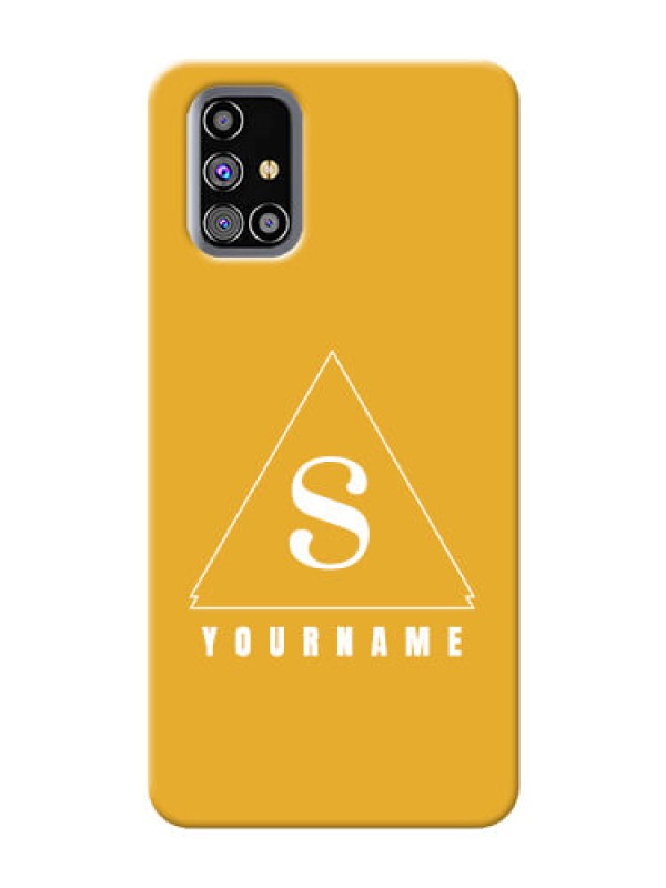 Custom Galaxy M31S Custom Mobile Case with simple triangle Design