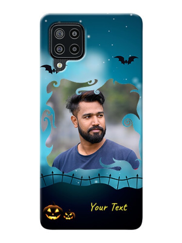 Custom Galaxy M32 4G Prime Edition Personalised Phone Cases: Halloween frame design