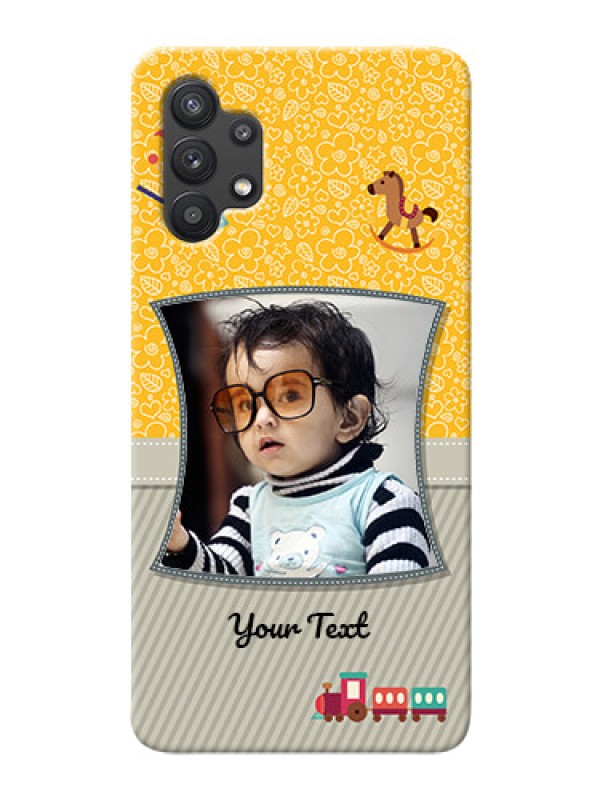 Custom Galaxy M32 5G Mobile Cases Online: Baby Picture Upload Design