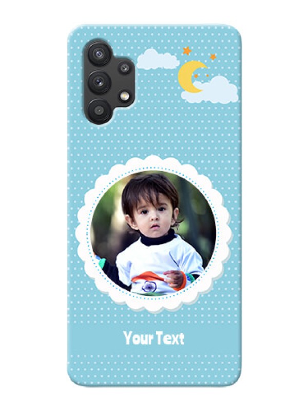 Custom Galaxy M32 5G mobile cases online: violet Pattern Design