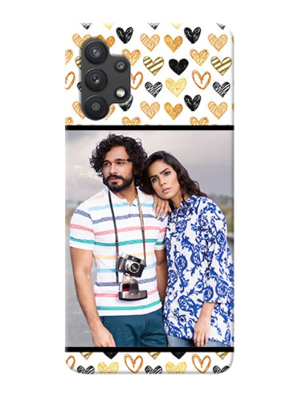 Custom Galaxy M32 5G Personalized Mobile Cases: Love Symbol Design