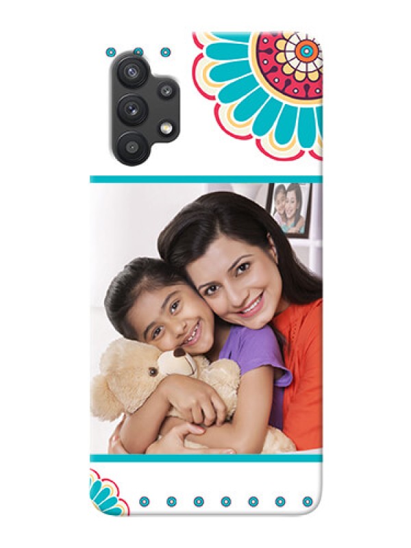 Custom Galaxy M32 5G custom mobile phone cases: Flower Design