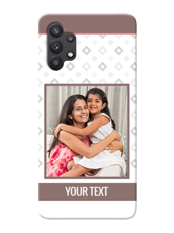 Custom Galaxy M32 5G custom back covers: Simple Diamond Design