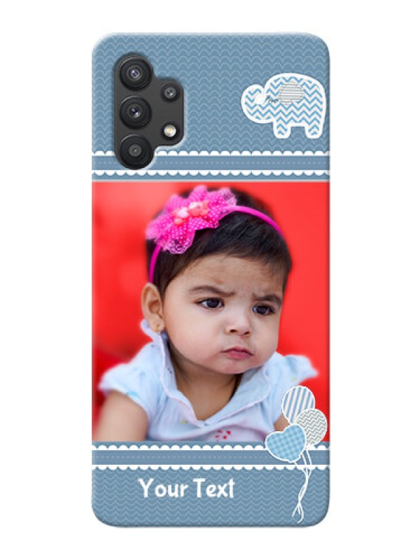 Custom Galaxy M32 5G Custom Phone Covers with Kids Pattern Design